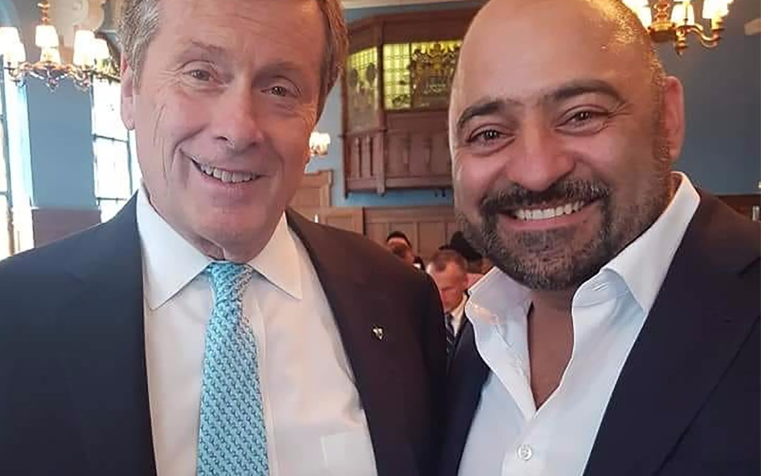 Vote to Elect DeSantis City Councillor Candidate Ward 18 Willowdale - Danny with Toronto Mayor John Tory